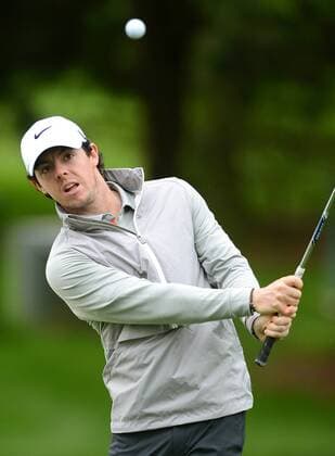 May 1, 2013 - Charlotte, NC, USA - Rory McIlroy practices chip shots onto the 3rd green during the Pro-Am at Quail Hollow Club ahead of the Wells Fargo Championship in Charlotte, North Carolina, on Wednesday, May 1, 2013. Wells Fargo Championship - ZUMAm67