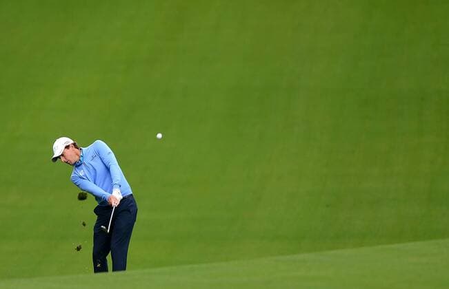 May 1, 2013 - Charlotte, NC, USA - Charles Howell III hits a shot from the 5th fairway to the green during the Pro-Am at Quail Hollow Club ahead of the Wells Fargo Championship in Charlotte, North Carolina, on Wednesday, May 1, 2013. Wells Fargo Championship - ZUMAm67