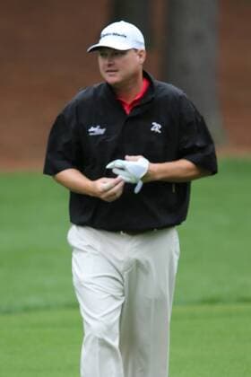02 May 2013: Chad Campbell during first round action at the the Wells Fargo Championship Tournament at Quail Hollow Country Club, Charlotte, North Carolina. GOLF: MAY 02 PGA Golf Herren - Wells Fargo Championship - First Round Icon2013050200209 EDITORIAL USE ONLY