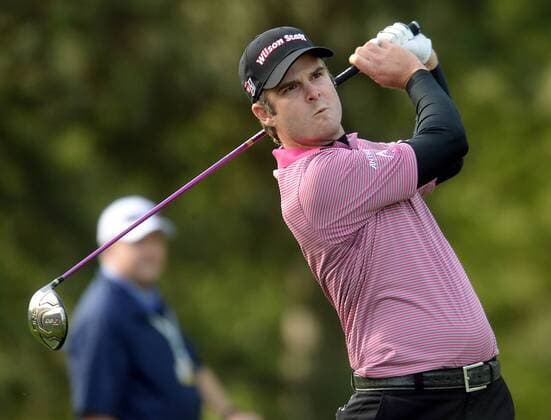 May 3, 2013 - Charlotte, NC, USA - Kevin Streelman watches his tee shot on the 4th hole during the second round of the Wells Fargo Championship at Quail Hollow Club in Charlotte, North Carolina, on Friday, May 3, 2013. WELLS FARGO PGA Golf Herren TOURNAMENT - ZUMAm67