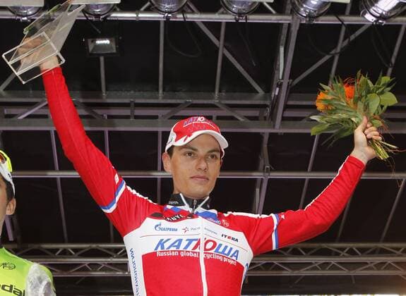 RADSPORT - RUND UM DEN FINANZPLATZ ESCHBORN-FRANKFURT - 01.05.2013, SIEGER SIMON SPILAK (SLO KAT), -