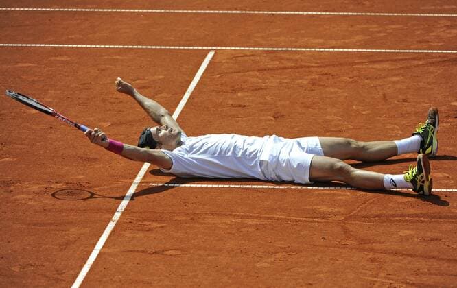 Tommy HAAS (GER) jubelt nach seinem Sieg im Finale EP_Uln