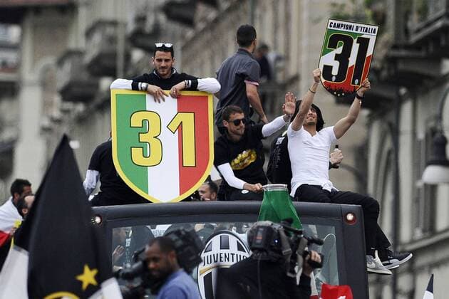 Juventus Turin ist Meister: Leonardo Bunucci-Claudio Marchisio 
