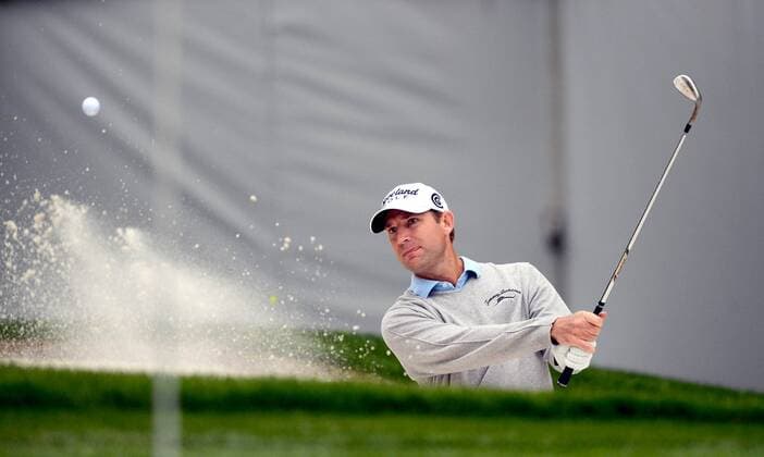 May 5, 2013 - Charlotte, NC, USA - George McNeill chip up onto the 3rd green during the final round of the Wells Fargo Championship at Quail Hollow Club in Charlotte, North Carolina, Sunday, May 5, 2013. WELLS FARGO PGA Golf Herren TOURNAMENT - ZUMAm67