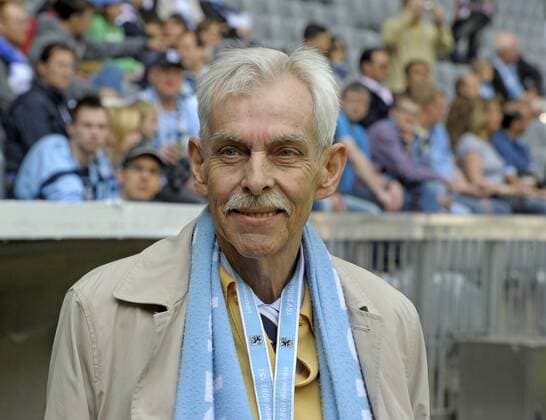 05.05.2013, Fussball 2.Bundesliga 2012 2013, 32.Spieltag, TSV 1860 München - Union Berlin, Präsident Dieter Schneider (1860) nachdenklich.
