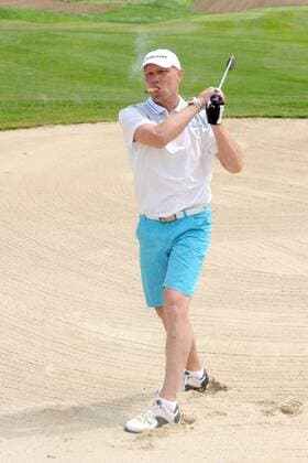 Der ehemalige Box-Profi Axel Schulz anläßlich des Eagles Charity Golf Turnier Europapark am 06.05.2013 in Herbolzheim-Tutschfelden.