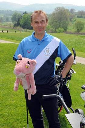 Der ehemalige Fußball-Profi Olaf Thon anläßlich des Eagles Charity Golf Turnier Europapark am 06.05.2013 in Herbolzheim-Tutschfelden.
