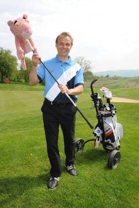 Der ehemalige Fußball-Profi Olaf Thon anläßlich des Eagles Charity Golf Turnier Europapark am 06.05.2013 in Herbolzheim-Tutschfelden.
