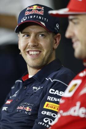 Motorsports: FIA Formula One World Championship 2013, Grand Prix of Barcelona, 3 Fernando Alonso (ESP, Scuderia Ferrari), 1 Sebastian Vettel (GER, Infiniti Red Bull Racing), xHOCHxZWEIx