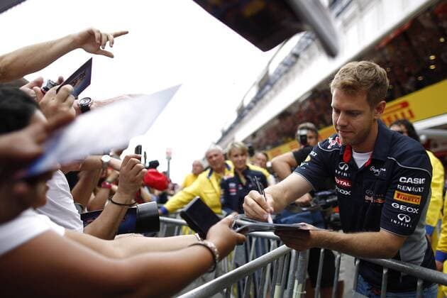 Motorsports: FIA Formula One World Championship 2013, Grand Prix of Barcelona, 1 Sebastian Vettel (GER, Infiniti Red Bull Racing), xHOCHxZWEIx
