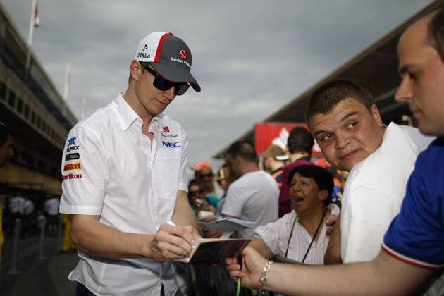 Motorsports: FIA Formula One World Championship 2013, Grand Prix of Barcelona, 11 Nico Hulkenberg (GER, Sauber F1 Team), xHOCHxZWEIx