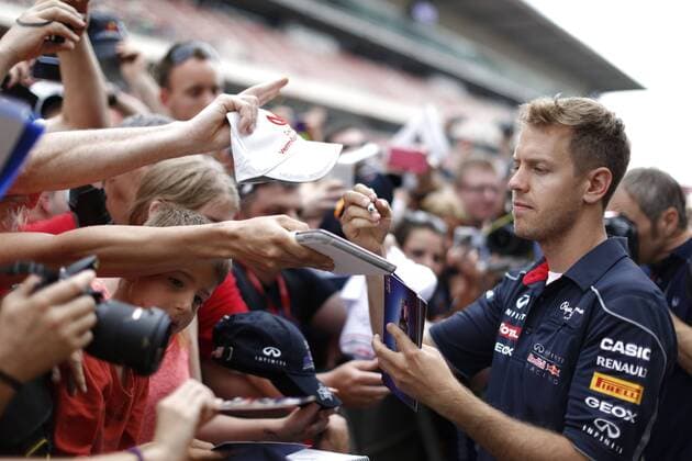Motorsports: FIA Formula One World Championship 2013, Grand Prix of Barcelona, 1 Sebastian Vettel (GER, Infiniti Red Bull Racing), xHOCHxZWEIx