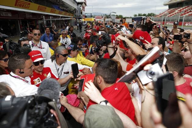 Motorsports: FIA Formula One World Championship 2013, Grand Prix of Barcelona, 3 Fernando Alonso (ESP, Scuderia Ferrari), xHOCHxZWEIx