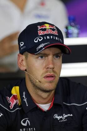09.05.2013- Press conference, Sebastian Vettel (GER) Red Bull Racing RB9 