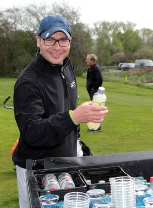 Promigolf Mühlberg 10.05.13 , Mühlberg, Charity Open , Golf-Turnier auf dem Golfplatz Ringhofen im Bild: Matthias Opdenhövel