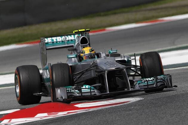 Motorsports: FIA Formula One World Championship 2013, Grand Prix of Spain, 10 Lewis Hamilton (GBR, Mercedes AMG Petronas F1 Team), xHOCHxZWEIx