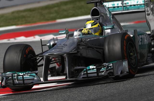 Motorsports: FIA Formula One World Championship 2013, Grand Prix of Spain, 9 Nico Rosberg (GER, Mercedes AMG Petronas F1 Team), xHOCHxZWEIx