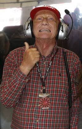 Motorsports: FIA Formula One World Championship 2013, Grand Prix of Spain, Niki Lauda (AUT, Mercedes AMG Petronas F1 Team), xHOCHxZWEIx