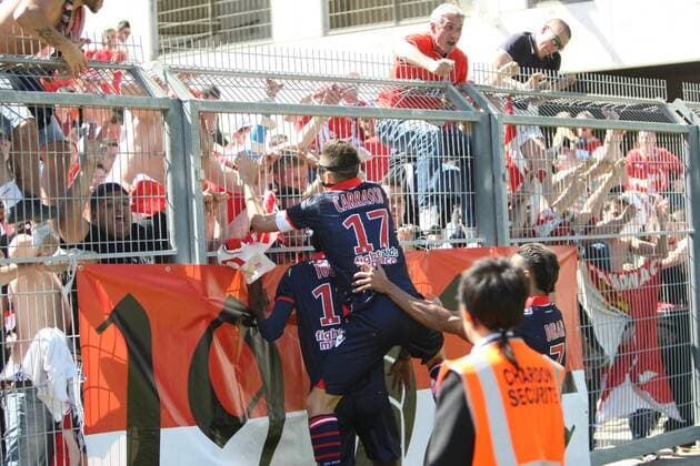 Der AS Monaco feiert den Aufstieg in die Ligue 1 - 11 05 2013 RichardGosselin Panoramic 