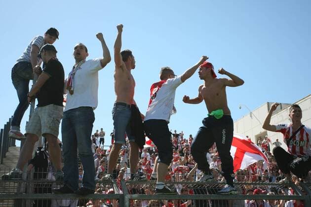 Der AS Monaco feiert den Aufstieg in die Ligue 1 - 11 05 2013 RichardGosselin Panoramic 