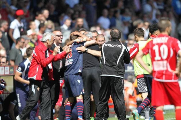 Der AS Monaco feiert den Aufstieg in die Ligue 1 - 11 05 2013 RichardGosselin Panoramic 