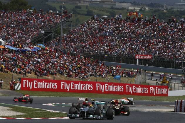 Motorsports: FIA Formula One World Championship 2013, Grand Prix of Spain, 10 Lewis Hamilton (GBR, Mercedes AMG Petronas F1 Team), xHOCHxZWEIx