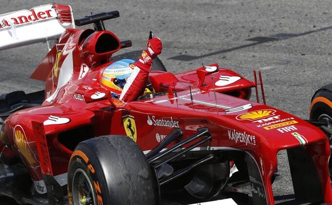 Motorsports: FIA Formula One World Championship 2013, Grand Prix of Spain, 3 Fernando Alonso (ESP, Scuderia Ferrari), xHOCHxZWEIx