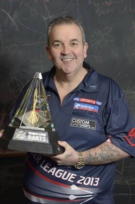 15.05.2013 London, England. Phil Taylor during The McCoy s PDC Premier League Darts Media Launch Day from The O2 Arena. xStephenxBartholomewx  ActionPlus20152233