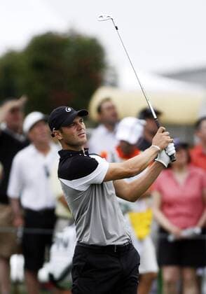16 MAY 2013: Martin Kaymer of Germany with his 2nd shot on 1 during the first round of the HP Byron Nelson Championship played at TPC Las Colinas Four Season Resort in Irving, TX. GOLF: MAY 16 PGA Golf Herren - HP Byron Nelson Championship - First Round Icon1305160369 EDITORIAL USE ONLY
