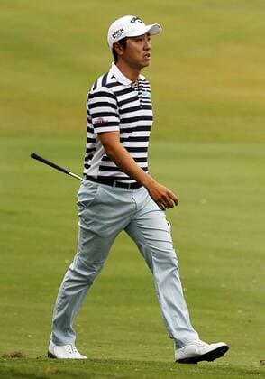 16 MAY 2013: Sang-Moon Bae on the 18th fairway during the first round of the HP Byron Nelson Championship played at TPC Las Colinas Four Season Resort in Irving, TX. GOLF: MAY 16 PGA Golf Herren - HP Byron Nelson Championship - First Round Icon1305160624 EDITORIAL USE ONLY
