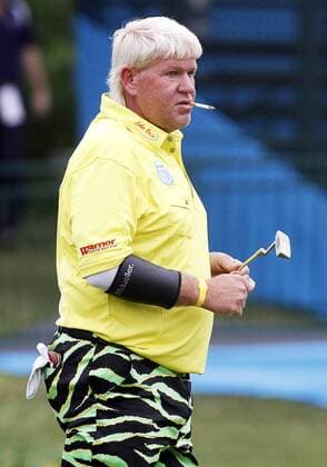 16 MAY 2013: John Daly waits to putt on 17 during the first round of the HP Byron Nelson Championship played at TPC Las Colinas Four Season Resort in Irving, TX. GOLF: MAY 16 PGA Golf Herren - HP Byron Nelson Championship - First Round Icon1305160157 EDITORIAL USE ONLY