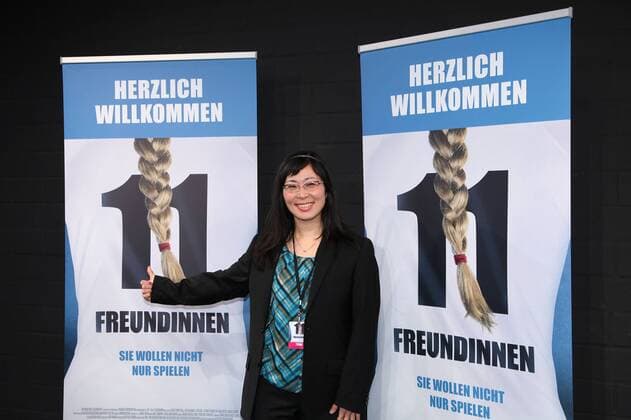 Sung-Hyung Cho, die Filmemacherin beim Photocall zur Kinopremiere von 11 Freundinnen am 17.05.13 in Koeln Photocall zur Kinopremiere von 11 Freundinnen in Koeln, 2013 