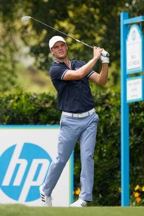 May 17, 2013: Martin Kaymer tees off from the first tee during the second round of the HP Byron Nelson Championship played at the TPC Four Seasons Resort in Irving, TX. GOLF: MAY 17 PGA Golf Herren - HP Byron Nelson Championship - Second Round Icon1305172532 EDITORIAL USE ONLY