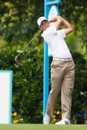 May 17, 2013: Charl Schwartzel tees off from 1 during the second round of the HP Byron Nelson Championship played at the TPC Four Seasons Resort in Irving, TX. GOLF: MAY 17 PGA Golf Herren - HP Byron Nelson Championship - Second Round Icon1305172602 EDITORIAL USE ONLY