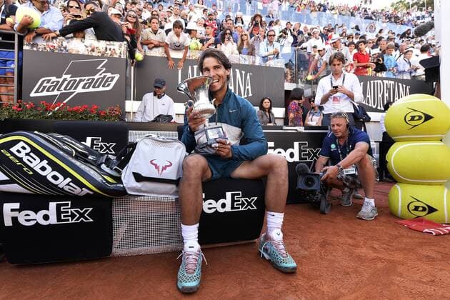 The Winner Rafael Nadal Spain Roma 19 05 2013 Foro Italico Tennis Internazionali d Italia 2013 Finale Final andreaxbalda