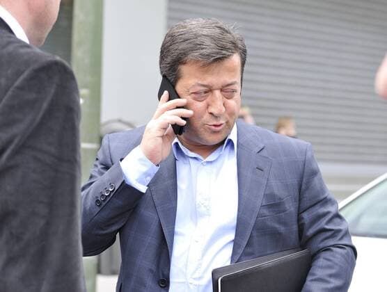 Mustapha Özil, father of Mesut Özil - player of Real Madrid and Germany- in front of Real Madrid offices in Santiago Bernabeu in Madrid, Spain, 22-05 2013. © Francesca CeciariniÖ NJF Media 
