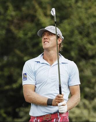May 23, 2013 - Fort Worth, TX, USA - Graham DeLaet watches his tee shot on the 16th hole in the opening round of the Crowne Plaza Invitational at Colonial, Thursday May 23, 2013, in Fort Worth, Texas. Colonial First Round - ZUMAm67