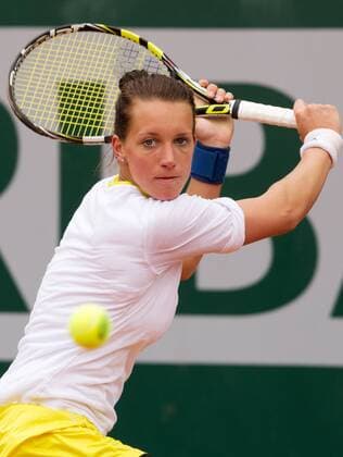 TENNIS - WTA, French Open 2013 PARIS,FRANKREICH,24.MAI.13 - TENNIS - WTA Tennis Damen Tour, Grand Slam, Roland Garros, French Open, Qualifikation. Bild zeigt Dinah Pfizenmaier (GER). 