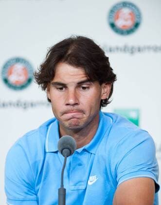 (130524) -- PARIS, May 24, 2013 (Xinhua) -- Rafael Nadal of Spain attends a press conference ahead of the 2013 French Open tennis tournament at the Roland-Garros stadium in Paris, France on May 24, 2013. (Xinhua Bai Xue) (SP)FRANCE-PARIS-TENNIS-2013 FRENCH OPEN-PRESS 