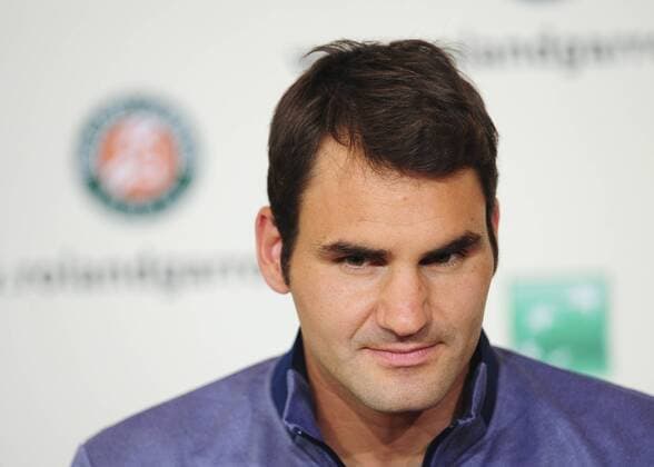 Roger Federer (SUI) TENNIS : Roland Garros 2013 - Conference de presse - 24 05 2013 JBAutissier Panoramic 