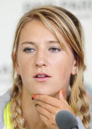 Victoria Azarenka (BLR) TENNIS : Roland Garros 2013 - Conference de presse - 24 05 2013 JBAutissier Panoramic 