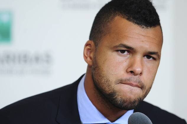 Jo Wilfried Tsonga (FRA) TENNIS : Roland Garros 2013 - Conference de presse - 24 05 2013 JBAutissier Panoramic 