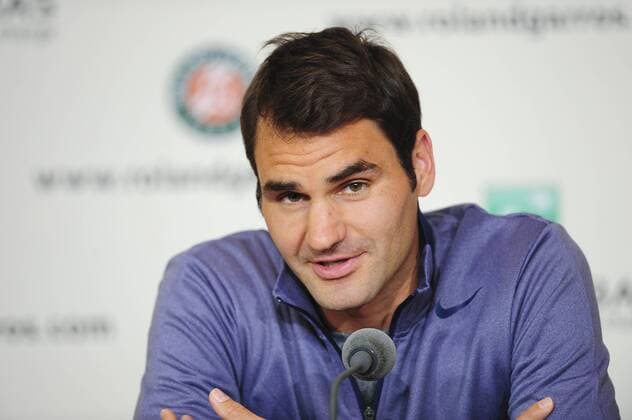 Roger Federer (SUI) TENNIS : Roland Garros 2013 - Conference de presse - 24 05 2013 JBAutissier Panoramic 