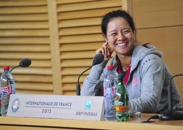 Li Na (CHN) TENNIS : Roland Garros 2013 - Conference de presse - 24 05 2013 JBAutissier Panoramic 