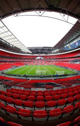 FUSSBALL - CL Finale, Dortmund vs Bayern, Vorberichte LONDON,ENGLAND,24.MAI.13 - FUSSBALL - UEFA Champions League Finale, Borussia Dortmund vs FC Bayern München, Vorberichte. Bild zeigt das Wembley Stadion. 