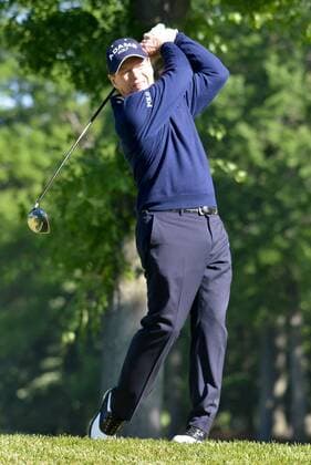 May 24, 2013 - St. Louis, Missouri, U.S - TOM WATSON watches his tee shot during the 2nd round of the 74th Senior PGA Golf Herren Championship presented by KitchenAid at Bellerive Country Club in St. Louis, MO. GOLF Senior PGA Golf Herren 2013 rd 2 - presented by KitchenAid  - ZUMAu30