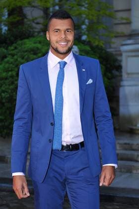 Jo Wilfried Tsonga (Fra) CELEBRITES : Photocall - Soiree des joueurs de Roland Garros 2013 - 24 05 2013 TennisMagazine Panoramic 