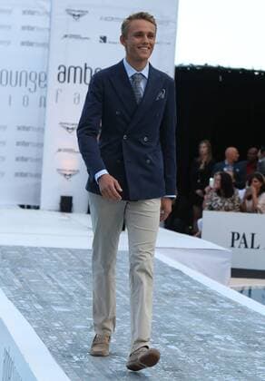Max Chilton, Marussia F1 Team, Amber Lounge Fashion Show, VIP, formula 1 GP, Monaco 24.05.2013, Photo:mspb Lukas Gorys Max Chilton, Amber Lounge, GP Monaco