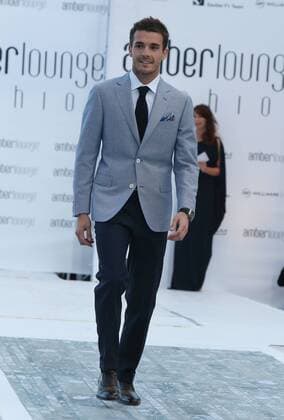 Jules Bianchi, Marussia F1 Team Amber Lounge Fashion Show, VIP, formula 1 GP, Monaco 24.05.2013, Photo:mspb Lukas Gorys Jules Bianchi, Amber Lounge, GP Monaco