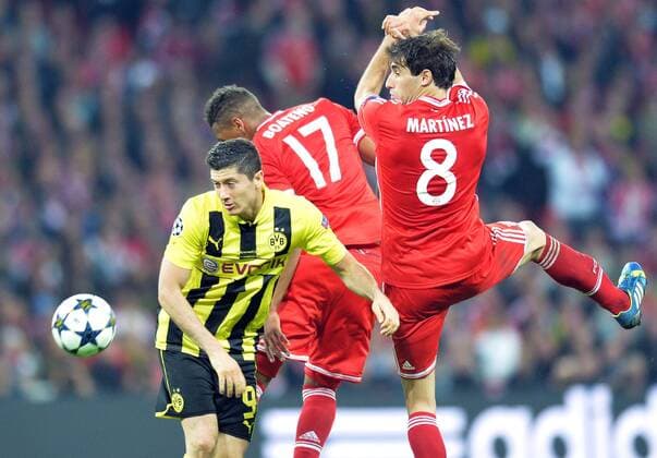25.05.2013 LONDON, STADION WEMBLEY ( FOOTBALL ) FINAL UEFA 2012 2013 ( UEFA CHAMPIONS LEAGUE FINAL 2013 ) BORUSSIA DORTMUND (BVB) - FC BAYERN MÜNCHEN ( GAME ): ROBERT LEWANDOWSKI --- Newspix.pl  20130525LUK1324